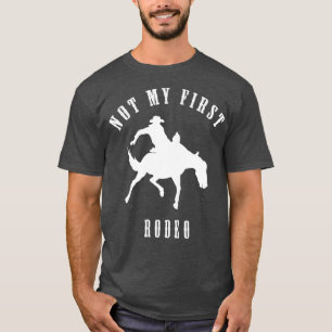 T-shirt Pays Western Cowboy Pas Mon Premier Rodéo Sarcasti