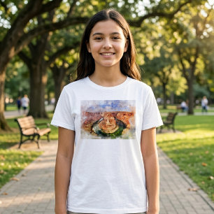T-shirt Paysage aquarelle de Horseshoe Bend Grand Canyon