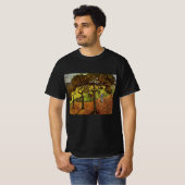 T-shirt Paysage, arbres et figures par Vincent van Gogh (Devant entier)