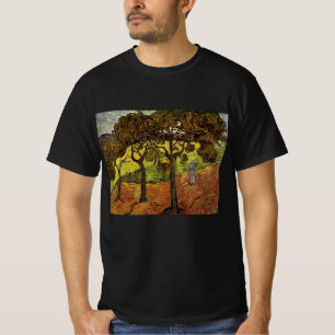 T-shirt Paysage, Arbres et Personnages de Vincent van Gogh