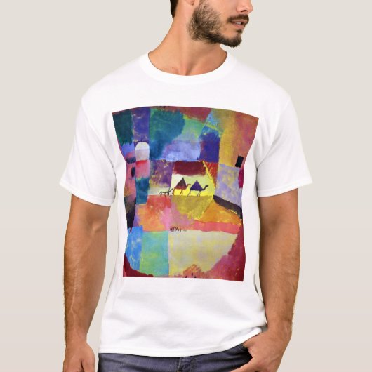 T-shirt Paysage avec chameaux, Paul Klee (Devant)