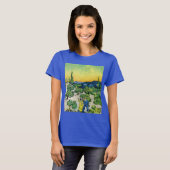 T-shirt Paysage avec couple Marche par Vincent van Gogh (Devant entier)