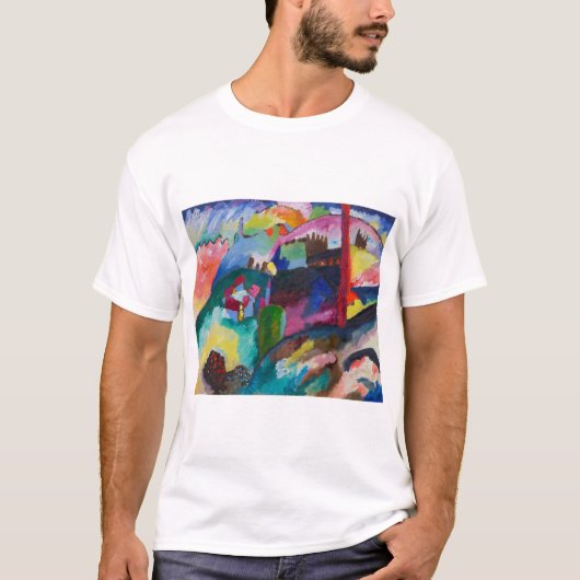 T-shirt Paysage avec rein d'usine, Wassily Kandinsky (Devant)