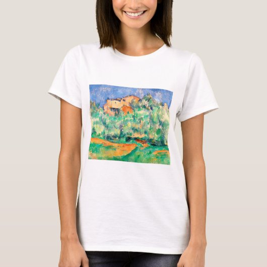 T-shirt Paysage avec une maison, Cézanne (Devant)