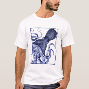 T-shirt Paysage Bleu Octopus