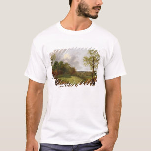 T-shirt Paysage boisé de Thomas Gainsborough avec un