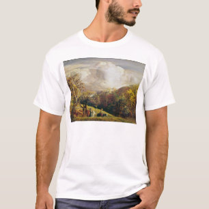 T-shirt Paysage, chiffres et bétail