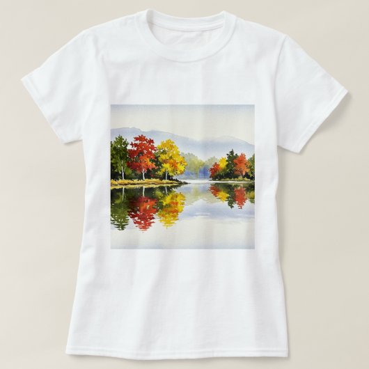 T-shirt Paysage d'automne (Design devant)