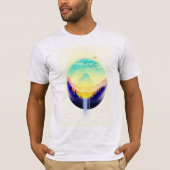 T-shirt Paysage de cascade (Devant)