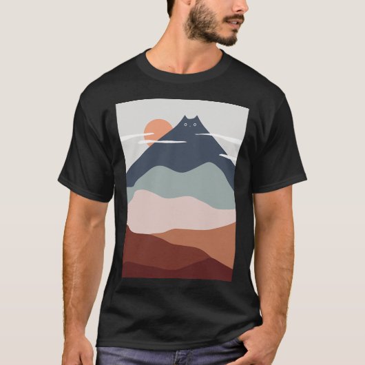 T-shirt Paysage de chat 21 (Devant)