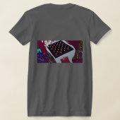 T-shirt Paysage de damier abstrait conceptuel (Couchage Retour)