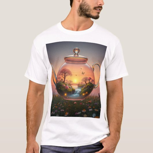 T-shirt Paysage de la théière 1 (Devant)