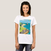 T-shirt Paysage de la voile (Devant entier)