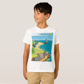 T-shirt Paysage de la voile (Devant entier)