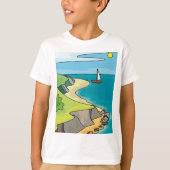 T-shirt Paysage de la voile (Devant)