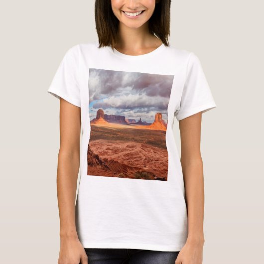 T-shirt Paysage de Monument Valley, AZ (Devant)