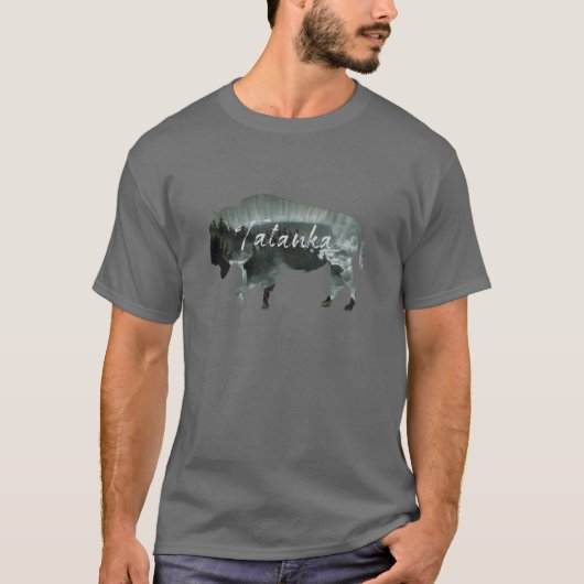 T-shirt Paysage de nature de bison de Buffalo de Tatanka (Devant)