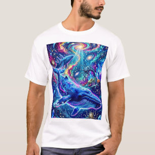 T-shirt Paysage de nébuleuse des baleines cosmiques