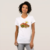 T-shirt Paysage de petit déjeuner (Devant entier)