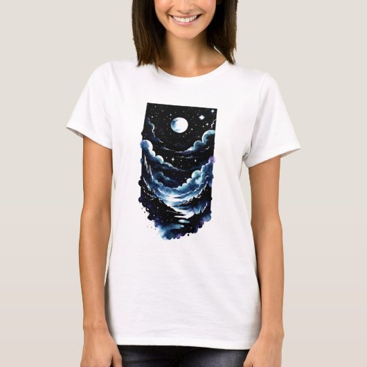 T-shirt Paysage de rêve (Devant)