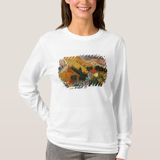 T-shirt Paysage de Vincent van Gogh | avec la Chambre et (Devant)