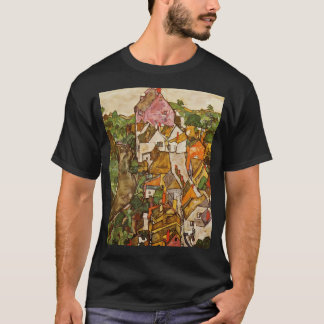 T-shirt Paysage D'Egon Schiele À Krumau