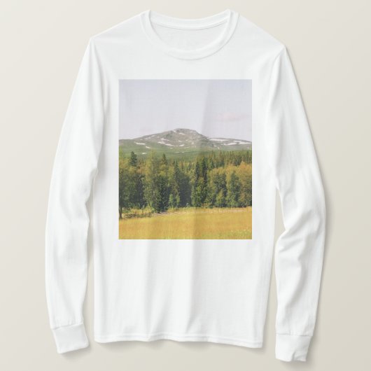 T-shirt Paysage des montagnes suédoises (Design devant)