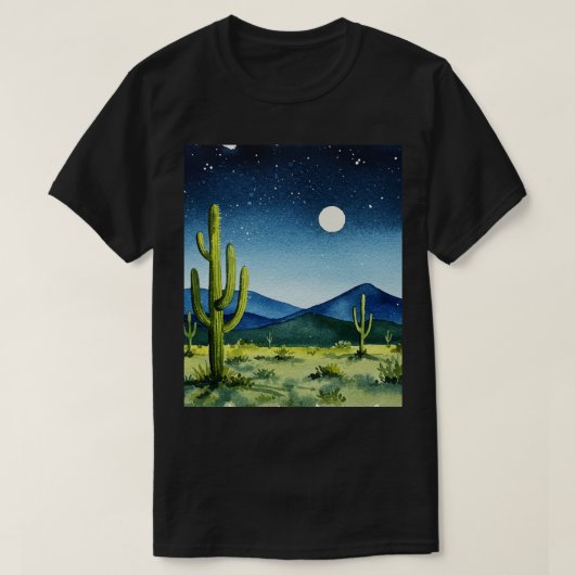T-shirt Paysage désertique (Design devant)
