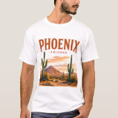 T-shirt Paysage désertique de Phoenix (Devant)