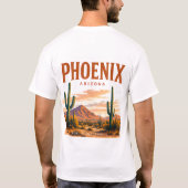 T-shirt Paysage désertique de Phoenix (Dos)