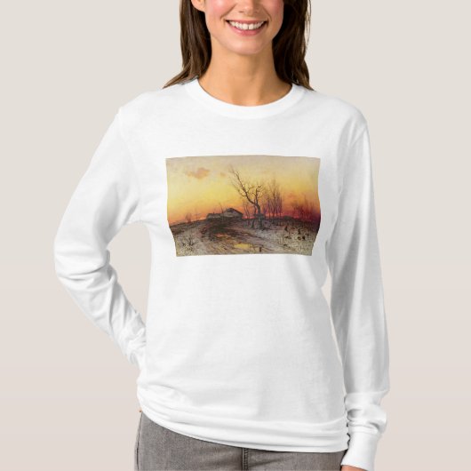 T-shirt Paysage d'hiver (Devant)