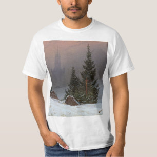 T-shirt Paysage d'hiver, 1811 par Caspar David Friedrich