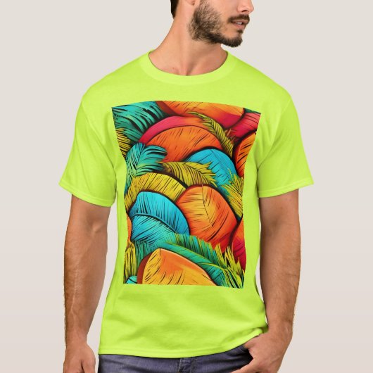 T-shirt Paysage dynamique (Devant)