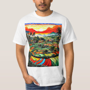 T-shirt Paysage en terrasse 4