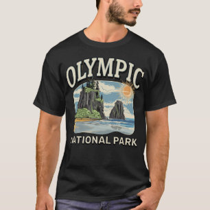 T-shirt Paysage forestier côtier Hoh Rainforest Olympic