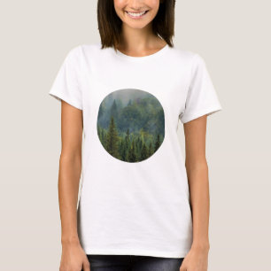 T-shirt Paysage forestier de pins bruyants