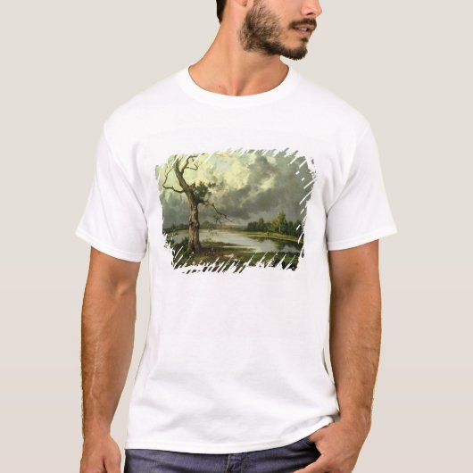 T-shirt Paysage français de rivière (Devant)