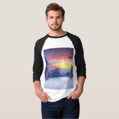 T-shirt Paysage hivernal (Devant entier)