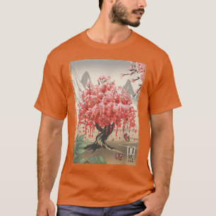 T-shirt Paysage japonais Vintage Sakura CherryBlosso