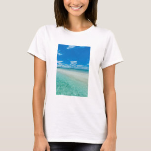 T-shirt Paysage marin tropical bleu, Palaos