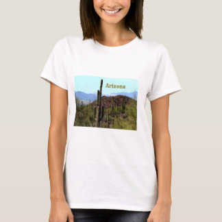 T-shirt Paysage montagneux de Saguaro Tucson Arizona T-Shi