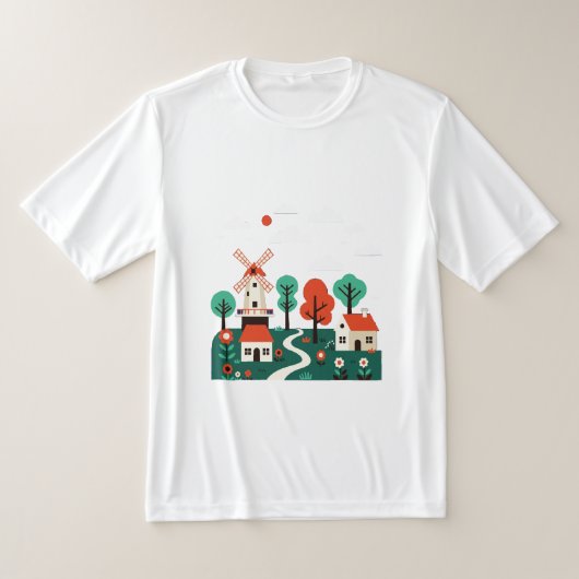 T-shirt Paysage naïf (Poser)