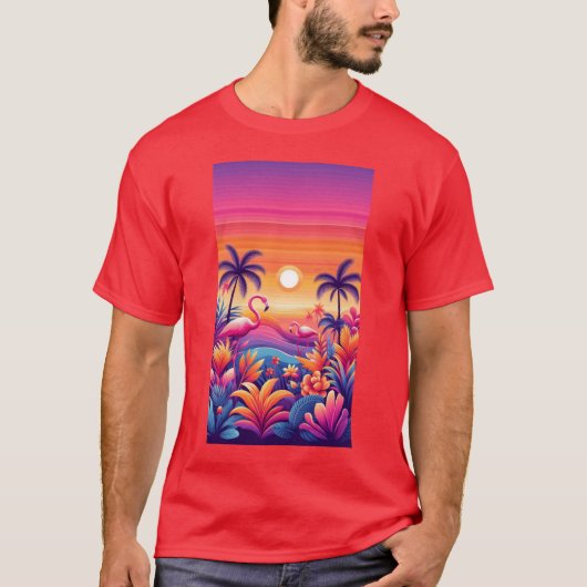 T-shirt Paysage naturel (Devant)