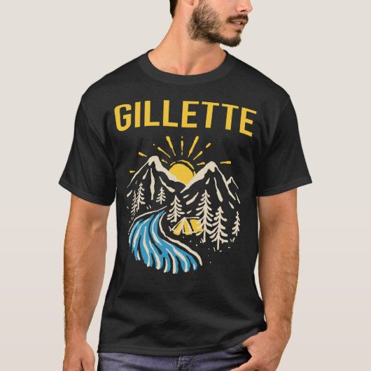 T-shirt Paysage naturel Gillette (Devant)