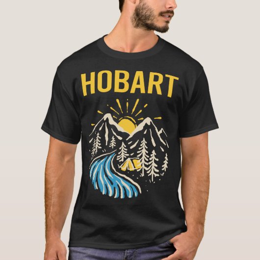 T-shirt Paysage naturel Hobart (Devant)