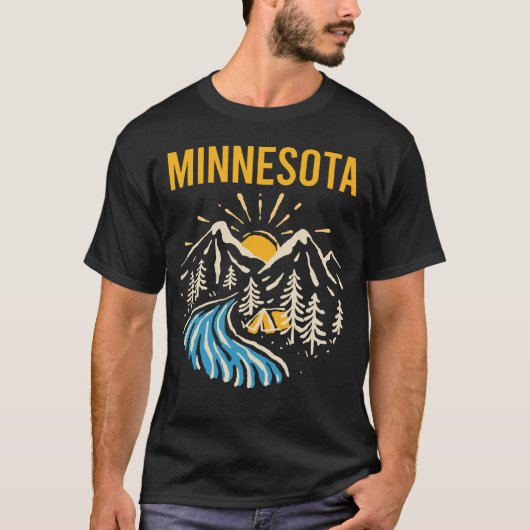T-shirt Paysage naturel Minnesota (Devant)