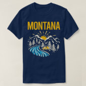 T-shirt Paysage naturel Montana (Design devant)