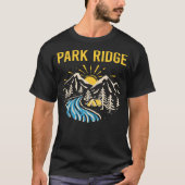 T-shirt Paysage naturel Ridge du parc (Devant)