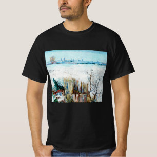 T-shirt Paysage neigeux avec Arles par Vincent van Gogh