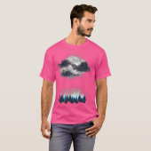 T-shirt Paysage nocturne de Pleine lune (Devant entier)